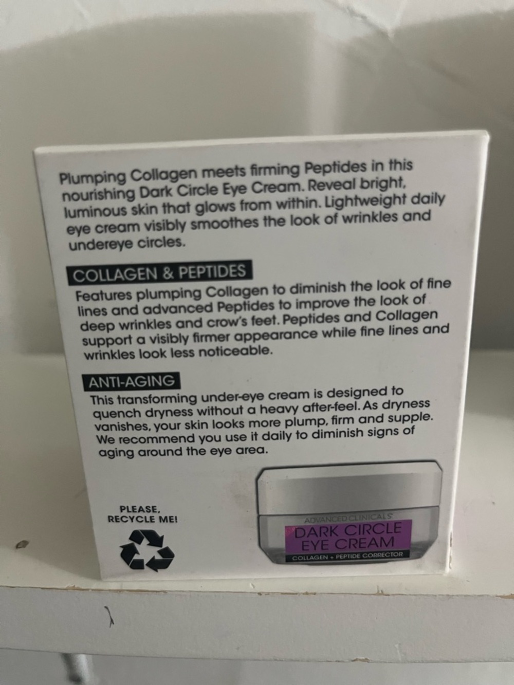 Advanced clinical Dark Circle Eye Cream - Purple - Picture 3 of 3